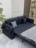 匡易沙发床家用大小户型现代简约猫抓皮沙发直排折叠储物两用皮艺沙发 五防猫抓皮-海绵款 外径1.56米-内径1.2米【颜色备注】 实拍图