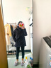 KOLON SPORT可隆女士露营羽绒衣防水透湿羽绒服户外连帽防风外套 黑色BK S 实拍图