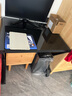 哆咔 简约现代 电脑桌台式钢化玻璃书桌学生学习桌子写字网红主播桌子 黑+黑（店长推荐加固款 80*60*75 实拍图