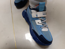 鸿星童尓克断码童鞋男童运动鞋皮面防水春秋季新款儿子女孩跑步鞋中大童 1876牛仔蓝双网 34 实拍图