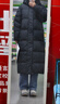 京东京造面包长款羽绒服运动户外秋冬加厚保暖外套男  黑色 M 实拍图