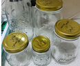 拜杰密封罐玻璃瓶蜂蜜罐果酱瓶分装瓶干粮茶叶罐储物罐 500ml*4燕麦杯 实拍图