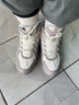 安踏棉鞋女鞋2025冬季新款皮面保暖加绒加厚高帮雪地靴运动鞋 -2象牙白/魔毯灰 39 实拍图