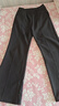 帛芮微喇休闲裤女秋冬款高腰垂感显腿长冬季加绒女士黑色西装裤子 实拍图