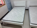康饰莱【24H云仓闪发】实木床100％纯实木北欧主卧1.8双人床1.5米家用床 白色床+10CM床垫 1.2米*2米 实拍图