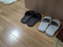 安尚芬拖鞋男士夏季新款室内家居简约轻便洗澡防滑踩屎感情侣凉拖鞋女 黑色 40-41 适合39-40（内长250MM） 实拍图