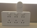 捷波朗插座一转多扩展原位替换免打孔转换器插排厨房延长多功能插座拓展 【向下扩展】白色三位二十一孔 实拍图