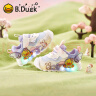 B.Duck小黄鸭童鞋女童软底运动鞋闪灯发光鞋秋季亮灯跑鞋5015A米浅蓝23 实拍图