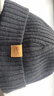 回力毛线帽男士秋冬季包头保暖针织帽子嘻哈时尚潮牌显脸小冷帽百搭 灰黑色【加绒帽】 均码 实拍图