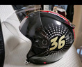 坦克（Tanked Racing）T536摩托车头盔半盔3C男女四季电动车安全帽 黑色 HURR-1 XXL 实拍图
