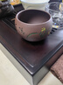 尊壶紫砂杯茶杯品茗杯主人杯功夫茶具配件闻香口杯陶瓷小茶碗清香兰草 紫泥1个80ml 实拍图