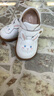 斯纳菲女童皮鞋秋季宝宝学步鞋公主鞋可爱小兔子软底单鞋 安哥拉白27 实拍图