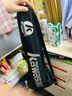 川崎（KAWASAKI）羽毛球拍碳素复合中杆耐打对拍飞花 白色+粉青 穿线含球*3手胶*2 实拍图