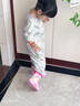 牧萌儿童雨鞋男童女童防水立体宝宝防滑耐磨卡通雨靴 粉色独角兽 15码 实拍图