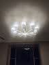 雷士（NVC）美式轻奢水晶玻璃丽影智能LED客厅吊灯餐厅吊灯卧室灯具套餐 丽影 10+6头套餐【三室两厅B】 实拍图