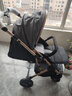 贝舒驰（BETSOCCI）婴儿推车可坐可躺双向超轻便携折叠简易四轮手推车新生儿童婴儿车 高雅灰.金管-双向推行-可坐躺 实拍图