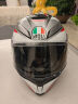 AGV K5S摩托车双镜片头盔机车跑盔男女骑行全盔四季通用安全帽3C PLASMA BLACK GREY/RED XL（适合60-63头围） 实拍图