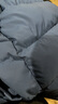 黑冰户外男女儿童700+蓬鹅绒防风防泼防污保暖连帽羽绒服 F8534019C 深蓝 L (140) 实拍图