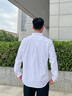 Gap男装2025春季新款纯棉基础款翻领长袖衬衫常规上衣美版422488 白色 422488 L 美码 XL亚洲码185/104A 实拍图