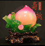 森木桐寿桃摆件祝寿吉祥礼物送老人长辈爷爷奶奶60 70 80岁生日大寿礼品 添福多寿粉色长30宽16高28厘米 实拍图