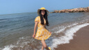 亦美珊连体泳衣女孩微胖遮肉显瘦2025新款裙式保守海边度假沙滩裙温泉 实拍图