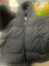 Gap男装徽章logo抽绳立领连帽羽绒服纯色外套677652 黑色 L (175/96A) 亚洲尺码 实拍图