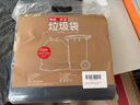 e洁平口垃圾袋57只2.1丝黑色100*120cm点断特大号物业酒店厨房加厚 实拍图