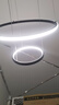 雷士（NVC）北欧智能led高显指轻奢吊线吊灯客厅灯餐厅灯卧室灯灯具灯饰 70瓦LED 餐吊灯【4500K暖白光】 实拍图