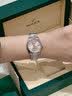 劳力士（ROLEX）【二手99新】劳力士女表日志69173自动机械腕表精钢内钻刻时尚名表后镶钻狗牙圈商务二手奢侈品腕表后改装 26MM绿面大钻后镶钻 实拍图