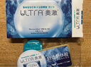 博士伦硅水凝胶隐形眼镜高透氧ultra奥澈月抛3片装1050度 实拍图