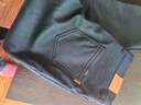 吉普（JEEP）休闲裤男秋冬季商务宽松裤子男士潮流直筒百搭男裤黑色加绒36 实拍图