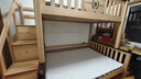 莱客轩（LAIKEXUAN）儿童上下床双层实木高低子母床可分体拼接床梯柜款上铺120下铺150 实拍图