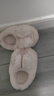 幸福玛丽（Cheerful Mario）女童棉拖鞋秋冬儿童可爱兔子毛绒拖鞋男宝宝冬季家居室女宝棉拖鞋 实拍图