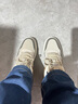 海澜之家（HLA）男鞋板鞋百搭冬季拼色加绒保暖休闲鞋子男HAABXM4CCP657 沙色40 实拍图