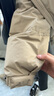 京东京造羽绒服25秋冬新款立领加绒加厚面包服短款羽绒外套 卡其色 XL 实拍图