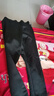 秋冬季儿童鲨鱼裤加绒春秋芭比裤薄款百搭弹力女童学生外穿打底裤 黑色 【厚绒800g】 150 建议身高135-145cm 实拍图