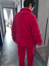 红豆居家【秋上新】秋冬加绒加厚保暖珊瑚绒女士家居服女睡衣 实拍图