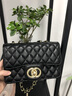 Chiecu Kscbn轻奢包包女包单肩包女士斜挎链条包情人节生日礼物 黑色【送老婆送女友送妈妈】 实拍图