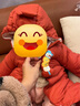 巴拉巴拉童装婴儿连体衣轻薄羽绒服宝宝衣服冬装抱衣爬服男童女童 铁锈红61003 73cm 实拍图