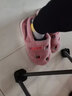 俞兆林（YUZHAOLIN）儿童棉拖鞋 男女童冬季保暖毛绒拖鞋宝宝防滑软底包跟居家棉鞋子 红色草莓（包跟） 200 实拍图