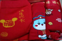 猫人（MiiOW）儿童内裤男童女童本命年套装平角裤棉质中大童大红喜庆蛇年短裤头 【男童】大红内裤2条+2双袜子 2条 160 【建议身高145-155cm】 实拍图