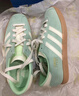 adidas「T头鞋」STADT经典时尚薄底运动板鞋男女阿迪达斯三叶草 绿色/乳白色/树脂黄(推荐女生选小半码)   42 实拍图