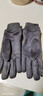 瑞狮龙 麂皮绒手套加绒保暖秋冬季男女士触屏防滑运动外卖骑行开车手套 灰色 男士码（高弹力） 实拍图