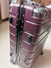 旅刻铝框行李箱大容量箱拉杆箱可坐旅行箱高颜值出差学生加厚密码皮箱 矿紫金【加厚PC箱-结实抗摔】 22英寸 【短途出差便携拉箱】 实拍图