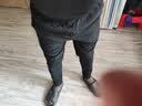乔丹运动裤男裤休闲裤子男夏季透气速干拉链跑步束脚裤七夕礼物 黑色-6239-轻薄速干 -拉链口袋 M 实拍图