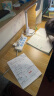 木匠印记电脑桌简约家用书架一体桌椅电脑桌书柜组合书房学生学习写字桌子 简约款暖白色70CM 实拍图