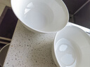 瓷侠客纯白骨瓷碗家用米饭碗吃饭碗小汤碗大号面碗陶瓷餐具套装大碗组合 6英寸标准面碗【1个】 实拍图
