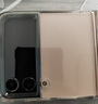 Smorss适用三星zflip4/W23flip手机壳Galaxy Z Flip4折叠屏 超薄PC透明软边全包翻盖式简约款男女保护套 实拍图