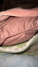匈牙利正品羽绒被95白鹅绒100%冬被五星级酒店加厚保暖抗菌春秋被 豆沙粉静音120支全棉白鹅绒 200*230cm【特厚冬被充绒2000g】 实拍图