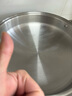 拉菲尼诗316正品皇后锅官方拉菲尼诗安利304不锈钢无涂层炒锅无水皇后金锅 加厚加深18/10精钢【圆底带蒸笼】 36寸 实拍图